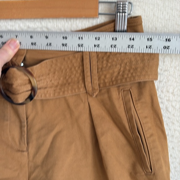 Sezane Rome Shorts Tan Camel Womens Size 6 36 Small - Picture 4 of 10